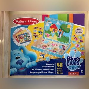 Melissa & Doug Blues Clues & You! Wooden Magnetic Picture Game